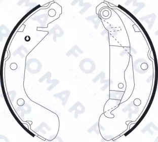 FOMAR FRICTION fo9100 -  Комплект тормозных колодок